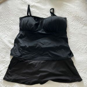 Black tankini